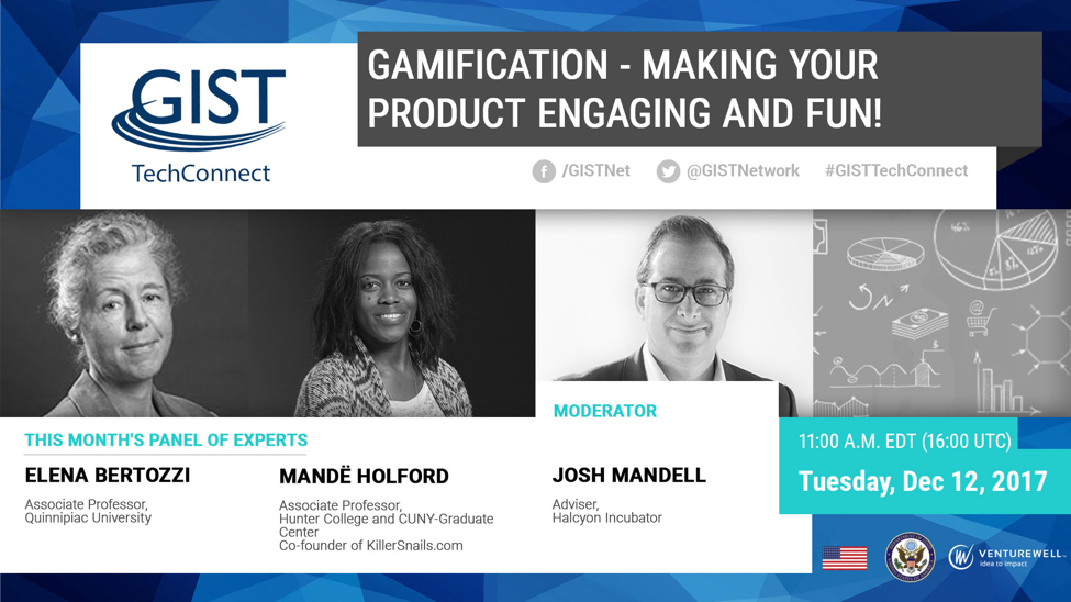 Hear our Chief Scientist talk Gamification on Tuesday!