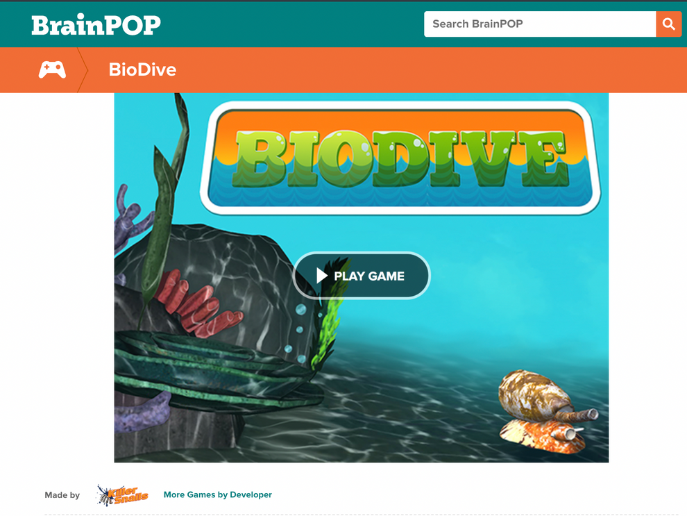 BioDive + BrainPOP!