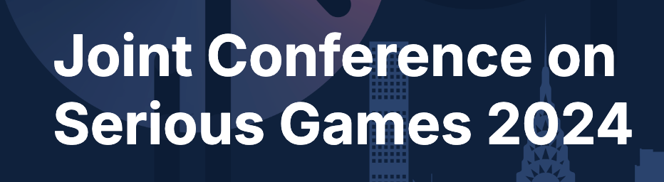 Presenting at Joint Conference on Serious Games!