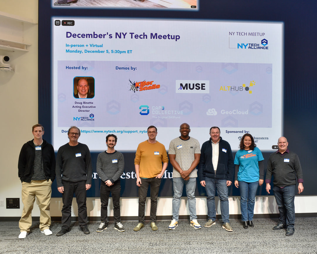 Killer Snails presents at NY Tech MeetUp